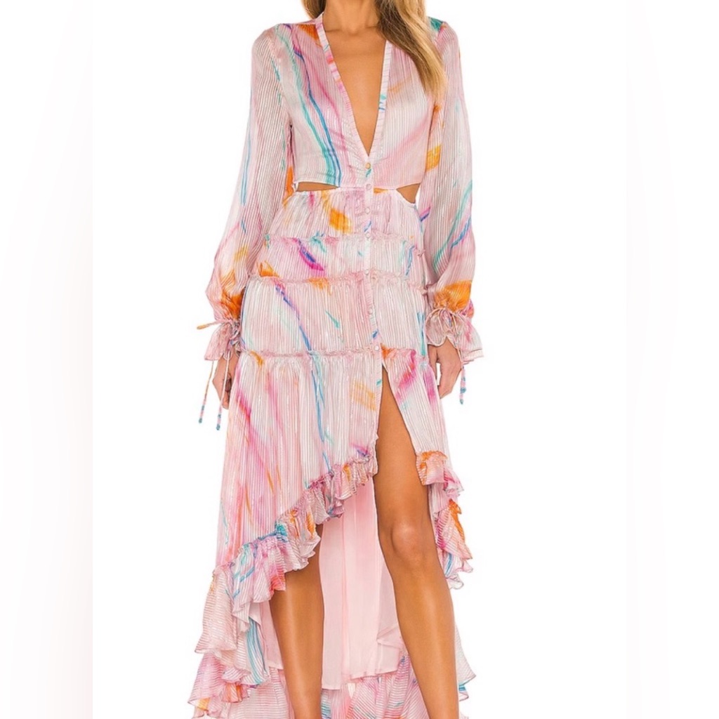 Rococo Sand Multicolor Striped Beach Women's Dress Size Xs